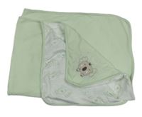 Světlezeleno-bílá zateplená deka s koalou Ergee