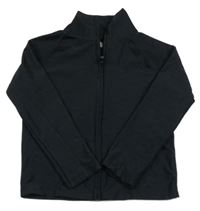 Čierna melírovaná prepínaci športová mikina Next