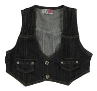 Tmavomodré riflové bolérko FUGO