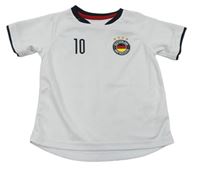 Bílé sportovní tričko - Deutschland zn. H&M