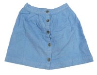 Svetlomodrá menšestrová prepínaci sukňa H&M