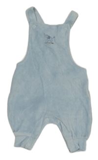 Světlemodré sametové laclové tepláky se slonem Next