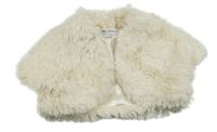 Krémové kožušinové podšité bolerko M&S