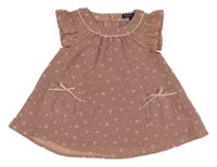 Staroružová šifónová tunika s hviezdami M&S