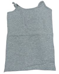 Sivý melírovaný top