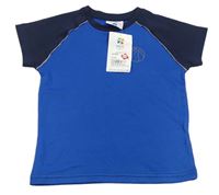 Modro-tmavomodré sportovní tričko s míčem Topolino