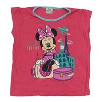 Ružové tričko s Minnie Disney