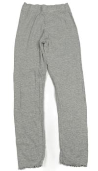 Sivé rebrované legíny Primark