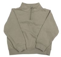 Béžová mikina so zipsom Primark