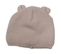 Svetloružová pletená podšitá čapica C&A