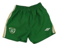 Zelené sportovní kraťasy s logem Umbro