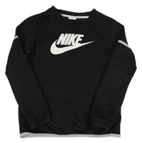 Černá sportovní mikina s logem Nike