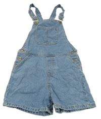 Světlemodré riflové laclové kraťasy Mango