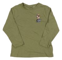 Khaki tričko s astronautem Name it