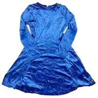 Modré zamatové šaty s hvězdami - Harry Potter M&S