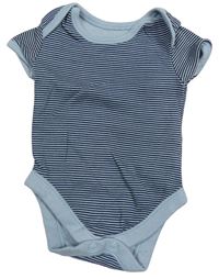 Modro-tmavomodré pruhované body George