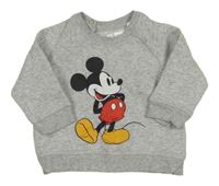 Šedá mikina s Mickeym H&M