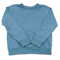 Modrá mikina s nápisom Lily & Dan