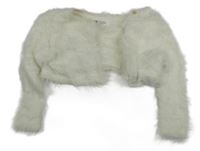 Smotanové chlpaté svetrové bolerko H&M