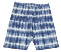 Modro-bílé pruhované elastické kraťasy Primark