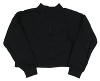 Čierna crop mikina New Look