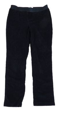 Tmavomodré elastické manšestráky River Island