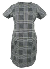 Nové - Dámské tmavomodro-bílé kostkované šaty Pep&Co
