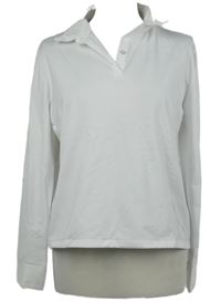 Dámská bílá polo halenka