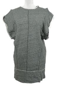 Dámská šedá melírovaná tepláková tunika Zara 