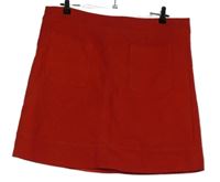 Dámska červená rifľová sukňa Boden
