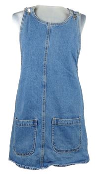 Dámské světlemodré riflové laclové šaty Pull&Bear 