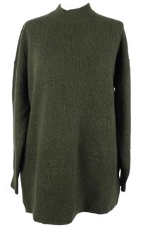 Dámský khaki oversized svetr H&M