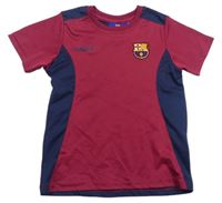Vínovo-černé fotbalové tričko FC Barcelona