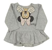 Světlešedá mikina s Minnie Disney