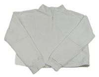 Biela crop mikina New Look