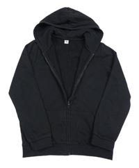 Čierna prepínaci mikina s kapucňou TU