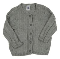 Sivý prepínaci sveter Petit Bateau