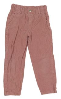 Ružové manšestráky Denim Co.