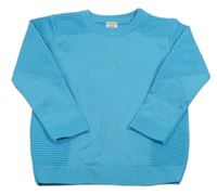 Azurový sveter s písmeny River Island