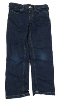 Tmavomodré slim rifle H&M