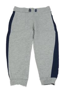 Šedo-tmavomodré tepláky Pocopiano