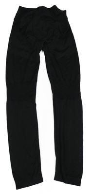 Čierne funkčné legíny s bodkami