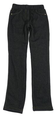 Černo-bílé melírované teplé tregíny Topolino