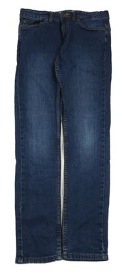 Tmavomodré skinny rifle C&A