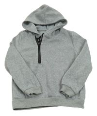 Sivá mikina s kapucňou Shein