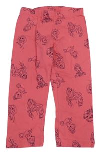 Ružové legíny s princeznami Disney