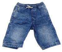 Modré teplákovo/riflové kraťasy H&M