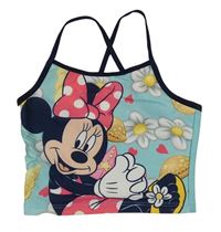Svetlomodrý plavkový top s Minnie zn. Disney