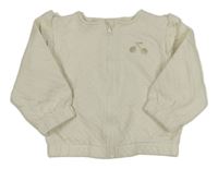 Smotanová prepínaci mikina s třešněmi GÉMO