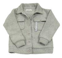 Nové - Šedá pletená košilová bunda Reserved